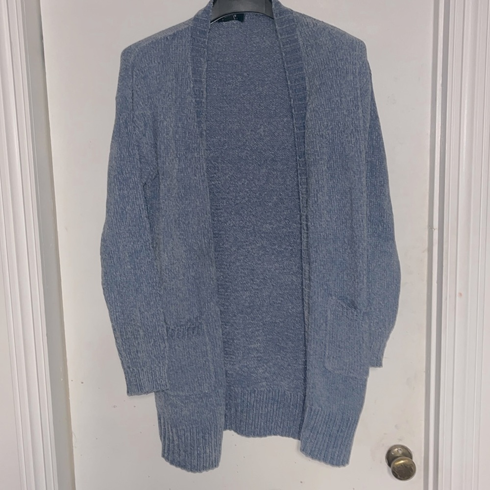 Baby blue cardigan